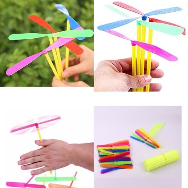 怀旧玩具竹蜻蜓 一包（2个）traditional toy bamboo dragonfly 1pack (2 pcs)