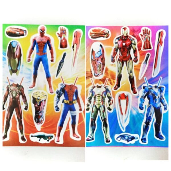 适合小男生的纸娃娃 paper doll for boy