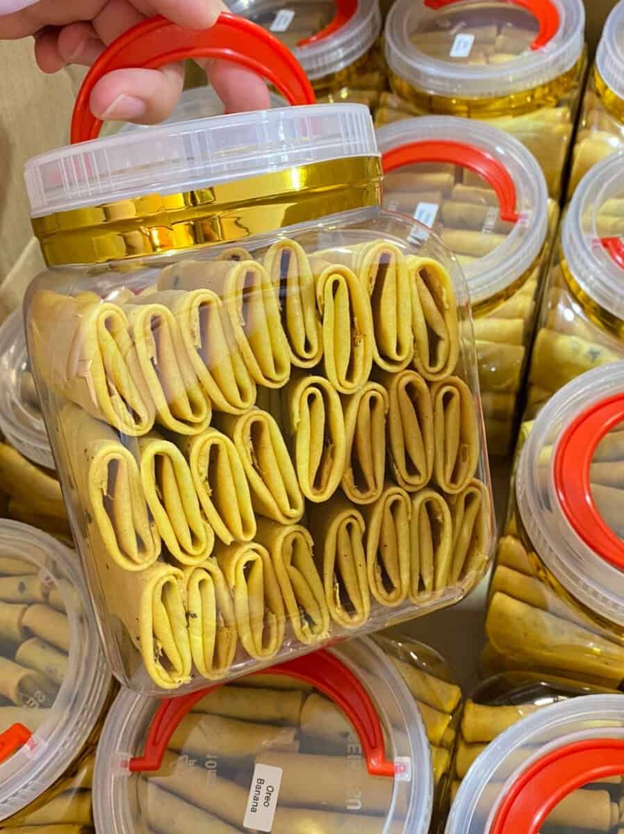 香蕉奥利奥/班兰椰丝蛋饼 oreo banana/coconut pandan egg roll