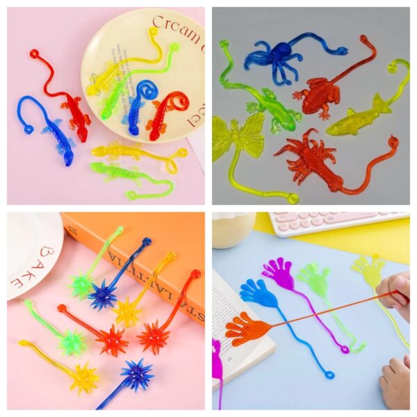 软胶粘性小玩具 soft sticky toys
