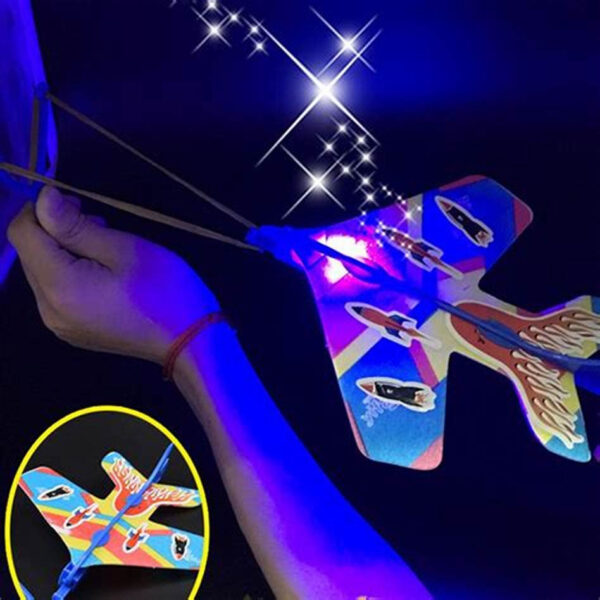 弹力闪光飞机 spring glitter plane
