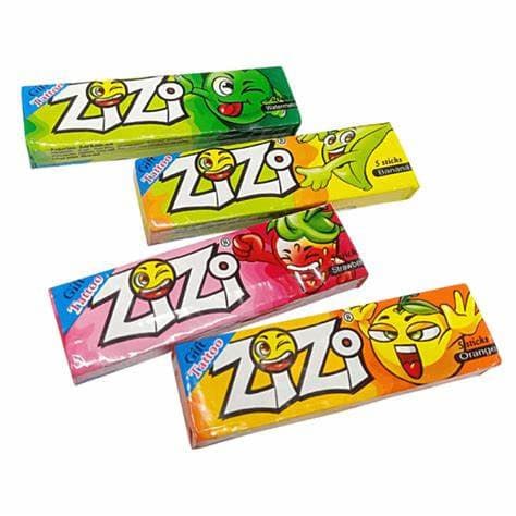 zizi 口香糖 chewing gum/chewing gum（有纹身贴纸 with tattoo stickers)