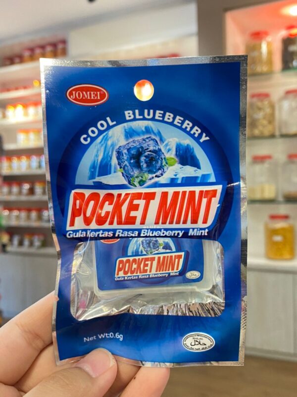 蓝莓薄荷纸片糖 bluberry mint paper candy