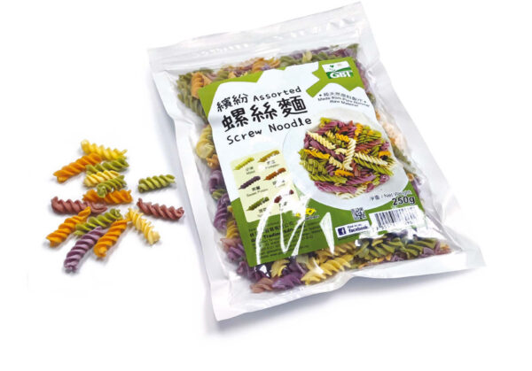 缤纷螺丝面 assorted screw noodle