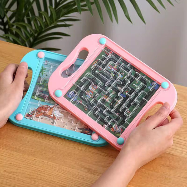 掌上平衡滚珠走迷宫 ball maze toy