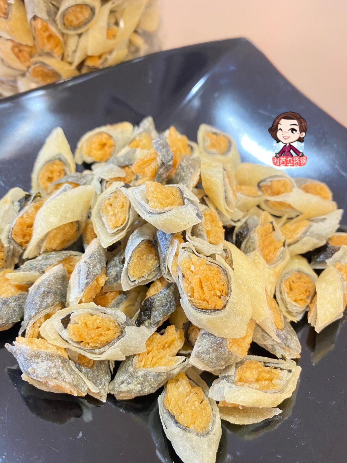 鱼丝紫菜卷 fish floss seaweed roll