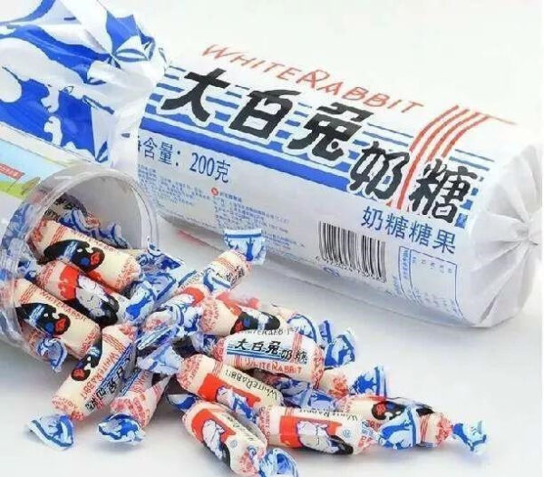小罐装大白兔糖 white rabbit candy