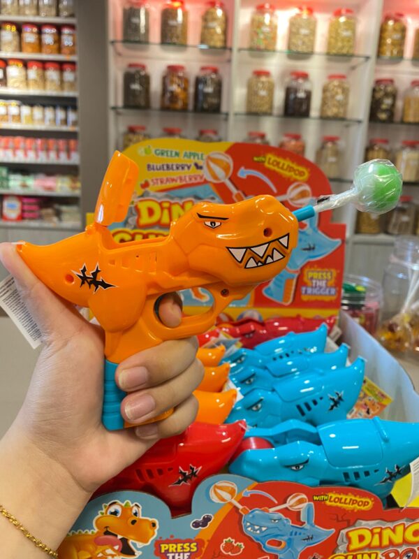 恐龙手枪棒棒糖 dino gun pop