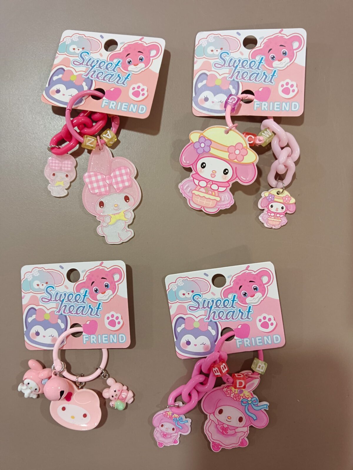 三丽鸥钥匙圈 sanrio ins keychain