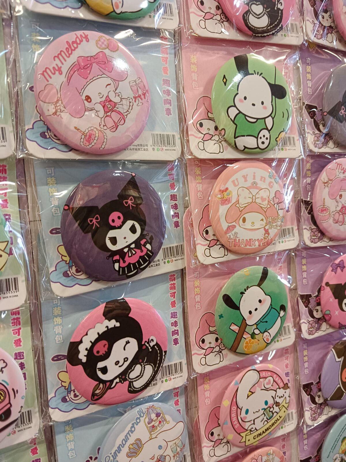 三丽鸥胸章 sanrio badge