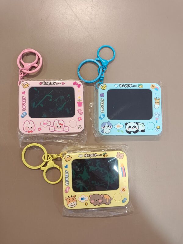 小画板钥匙圈 cartoon mini graffiti board keychain