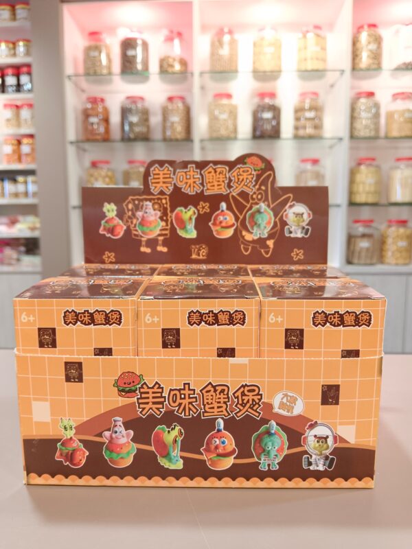 海绵宝宝美味蟹煲盲盒sponge bob crab clay pot blind box