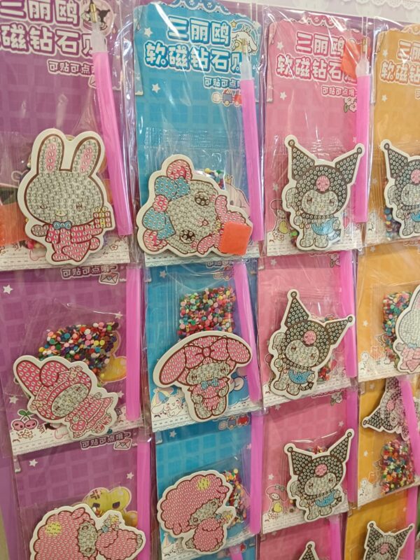 三丽鸥软磁钻石贴 sanrio soft magnetic diamond sticker