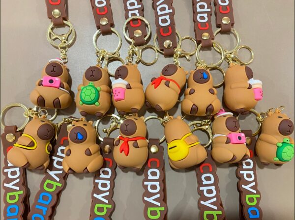 卡皮巴拉钥匙圈 capybara keychain
