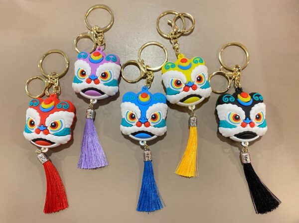 舞狮钥匙圈 lion dance keychain