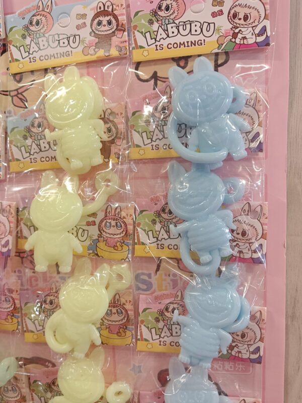 拉布布软胶粘性小玩具labubu soft sticky toys