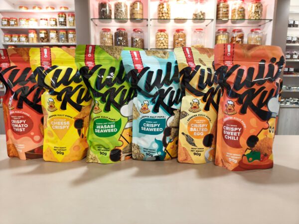 包装薄饼片系列 kerepek popia (5 flavor)