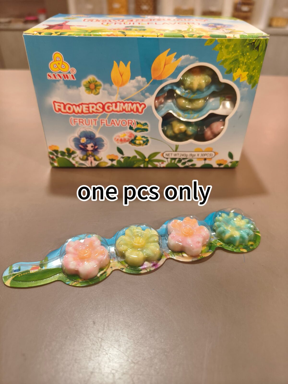 花朵软糖 flower gummy candy