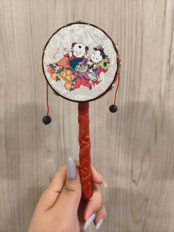 传统儿童拨浪鼓 traditional children hand drum toy