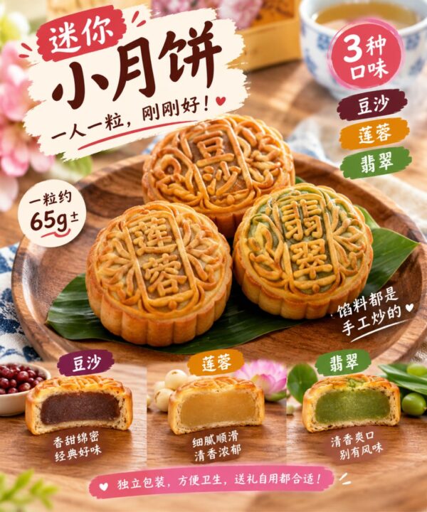 迷你月饼 mini mooncake
