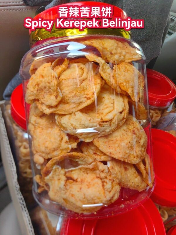 香辣苦果饼 spicy kerepek belinjau