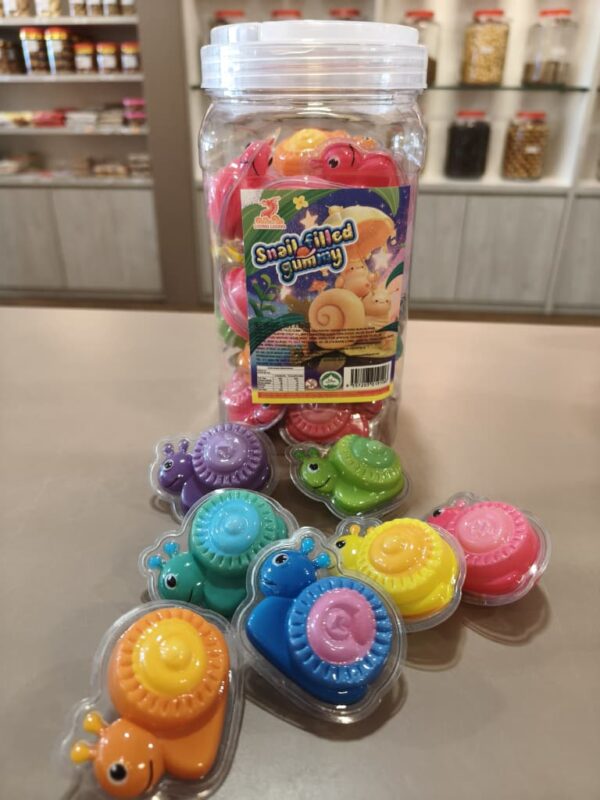 蜗牛软糖 snail filled gummy candy