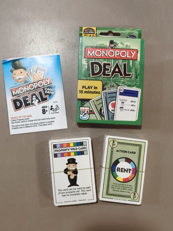 新版本大富翁卡牌 monopoly deal card game