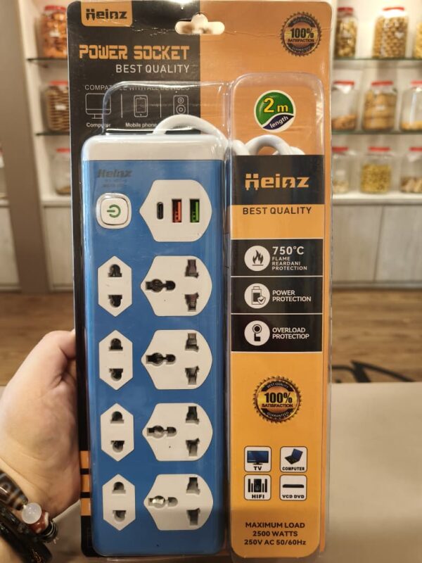 电源插座2m safety power socket plug 2500w