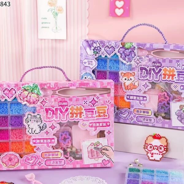diy拼豆套装 diy perler beads set