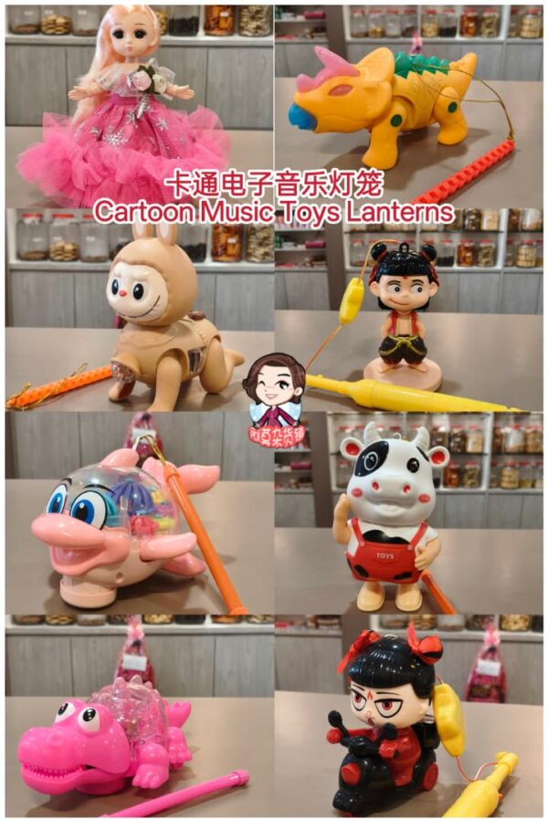 卡通电子音乐灯笼 cartoon music toys lanterns