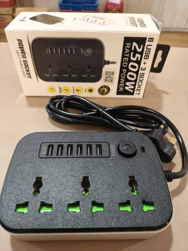 电源插座 safety power socket plug 2500w